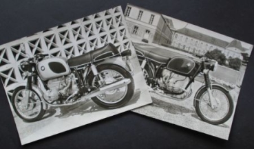BMW R75/5 and BMW R 50/5 Motorbikes 1970 two Factoryphotos (2922)